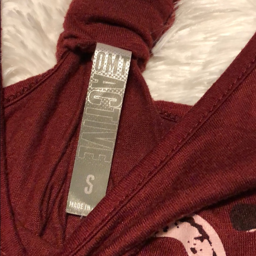 Burgundy RacerBack Top - Picture 4 of 5